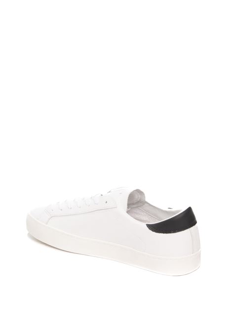 Sneaker hill low calf bianco/nero D.A.T.E. | HILL LOW UCALF-WHT/BLK